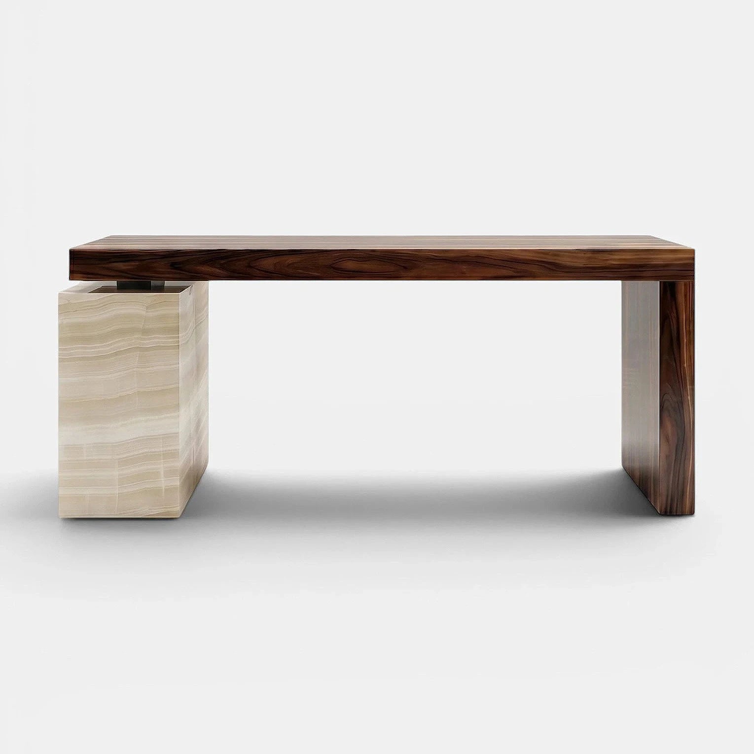 Nina Wood And Ivory Onyx Desk