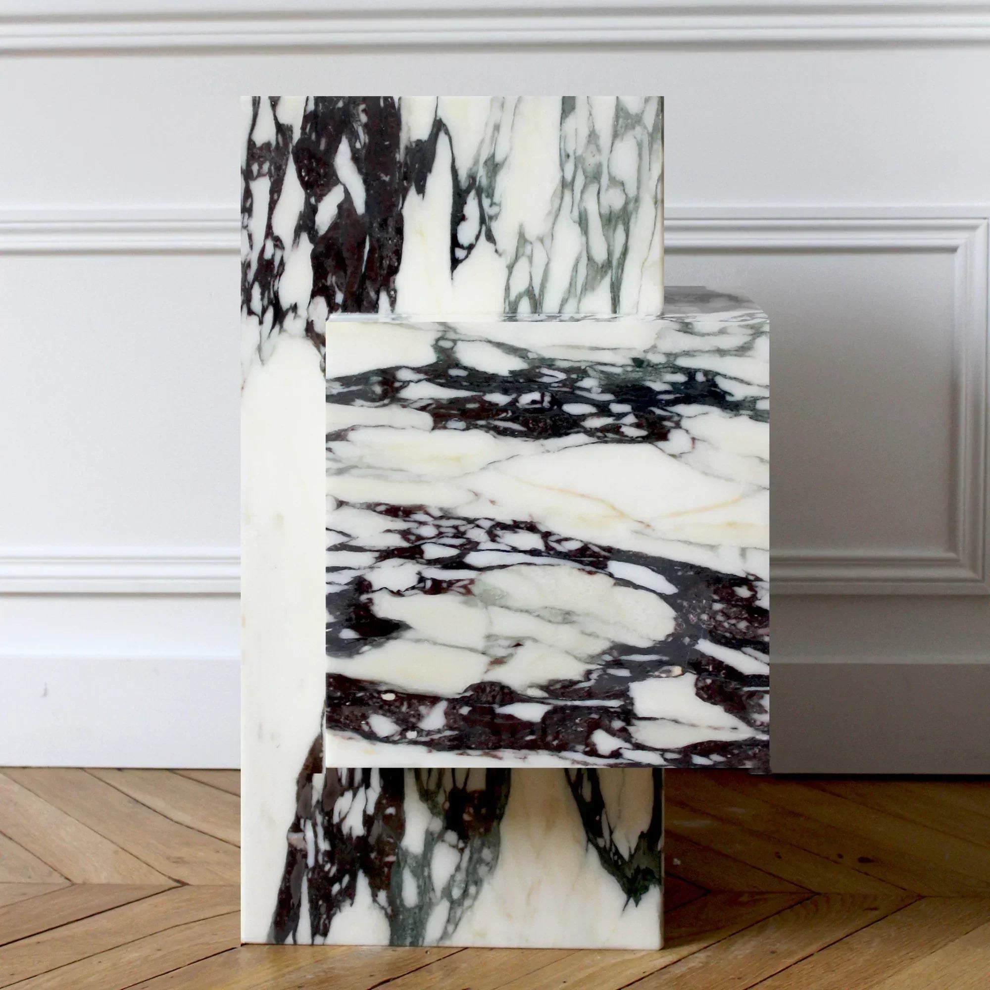 Meet the ELLA Calacatta Viola Luxury Designer Marble Table: Where Art Meets Function