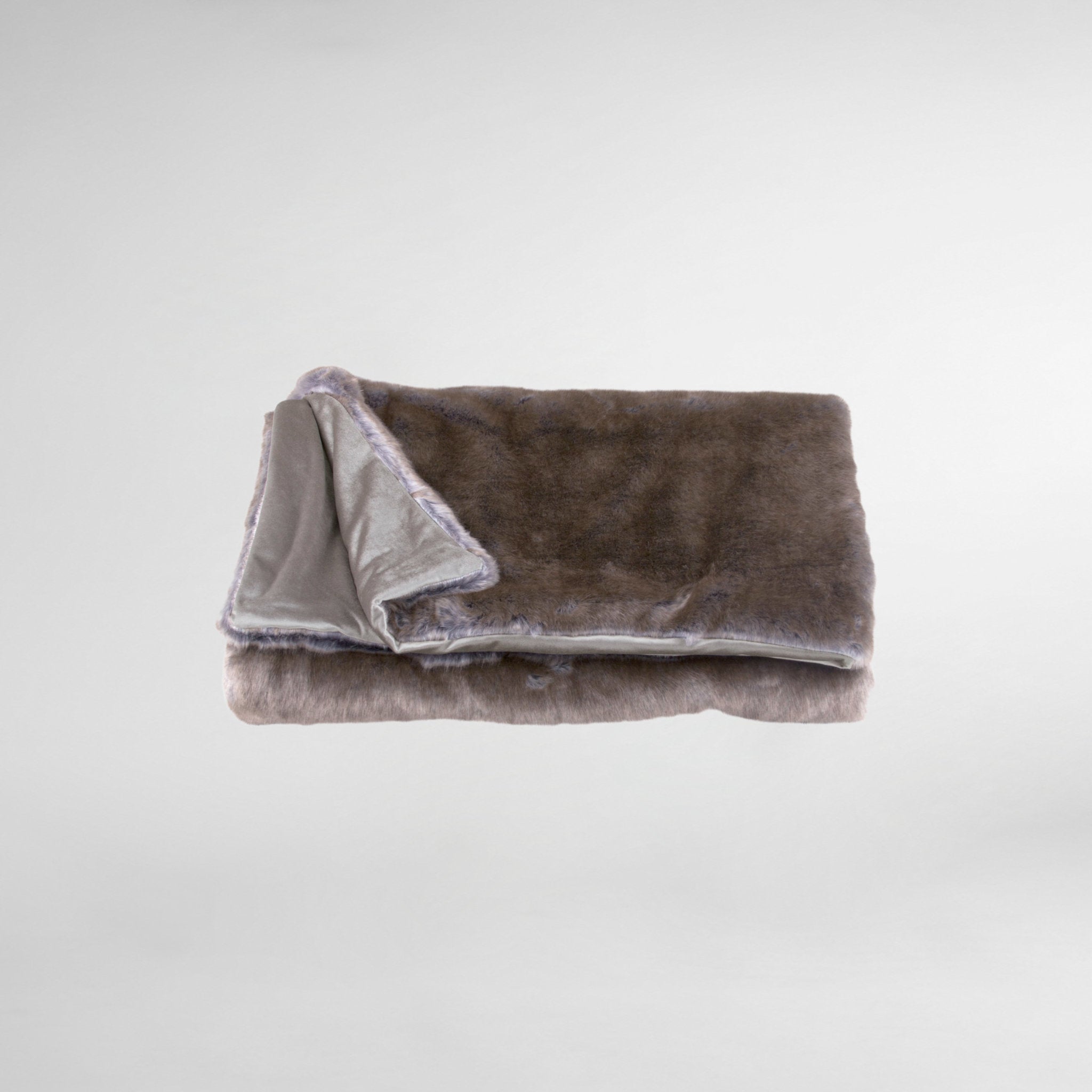 Blue Fox Faux Fur Luxury Throw