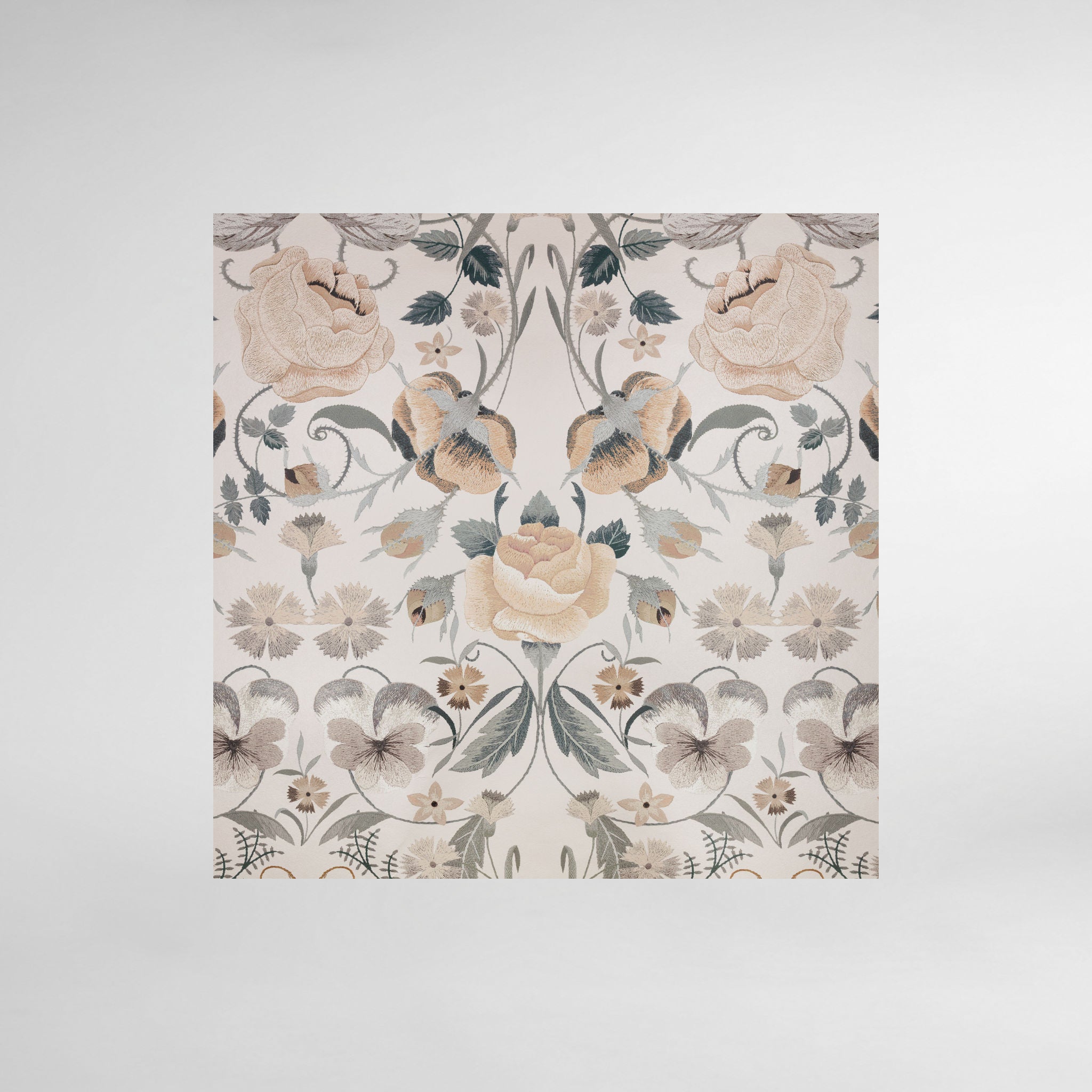 Bonita Shimmer Luxury Designer Wallpaper - Temperley London