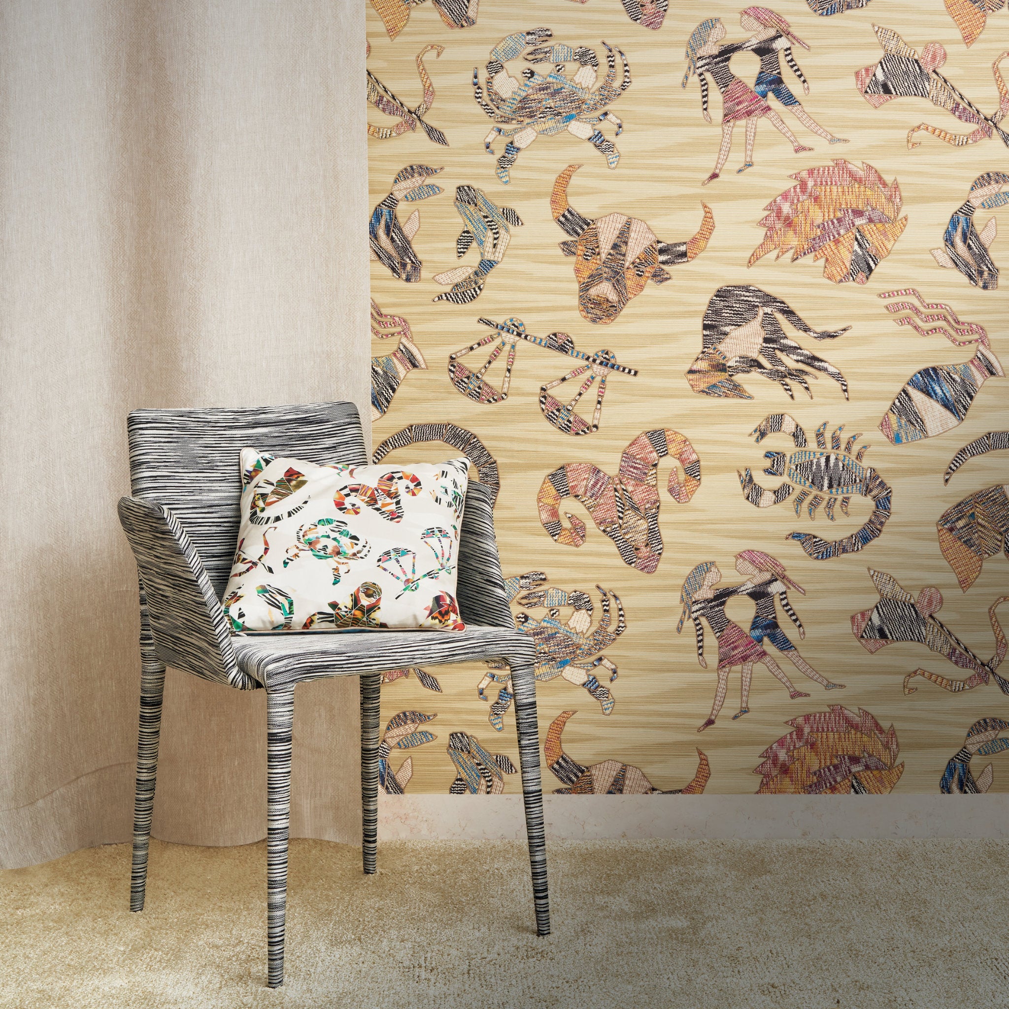 Constellations Luxury Designer Wallpaper by Missoni