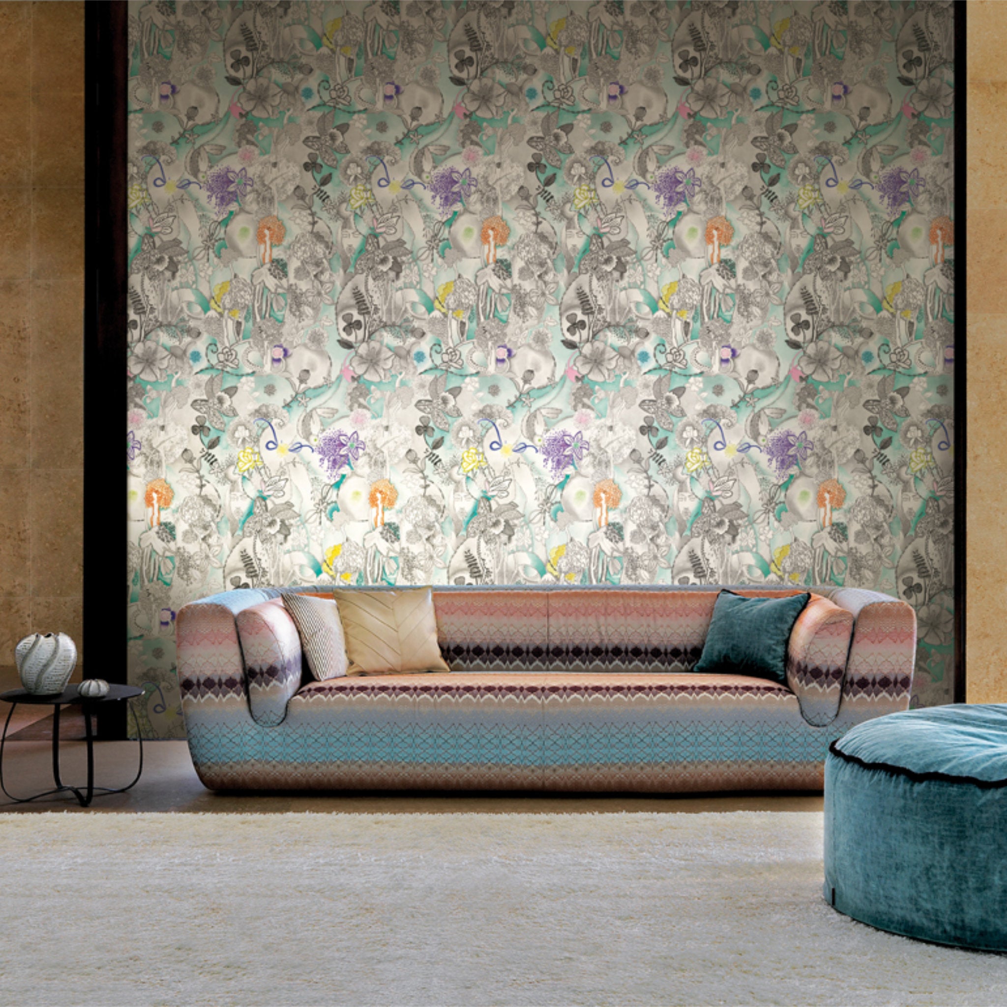 Dreamland Luxury Designer Wallpaper by Missoni