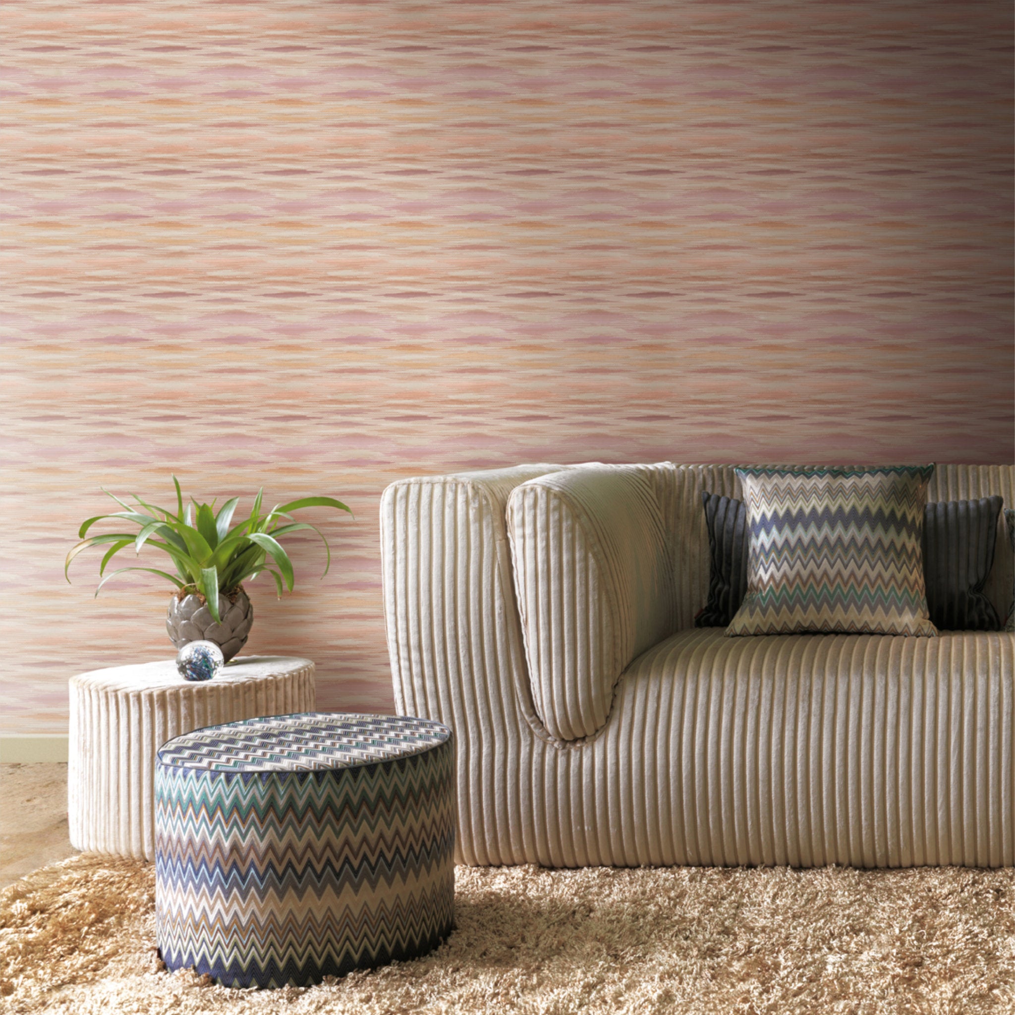 Fireworks Luxury Designer Wallpaper by Missoni