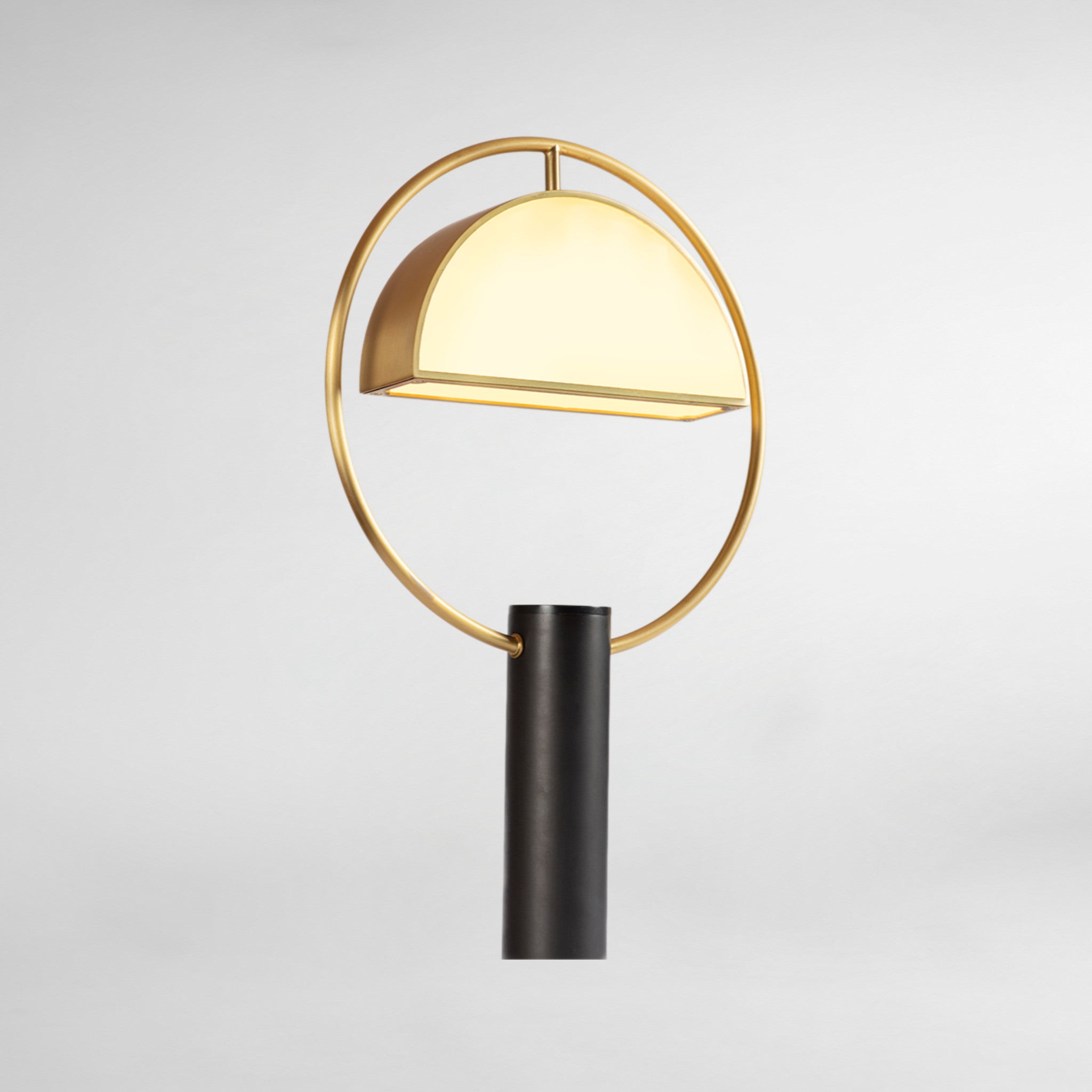Half In Circle Luxury Designer Table Lamp
