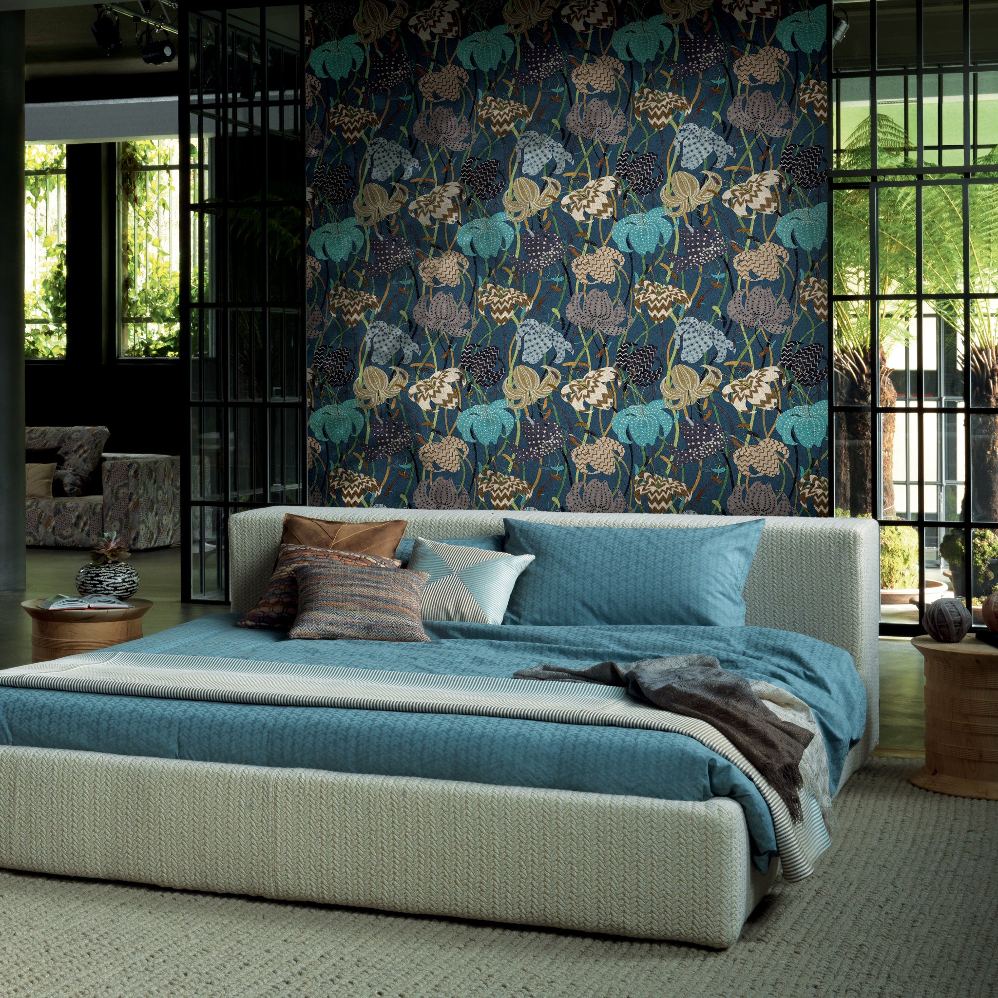 Lilium Luxury Designer Wallpaper by Missoni