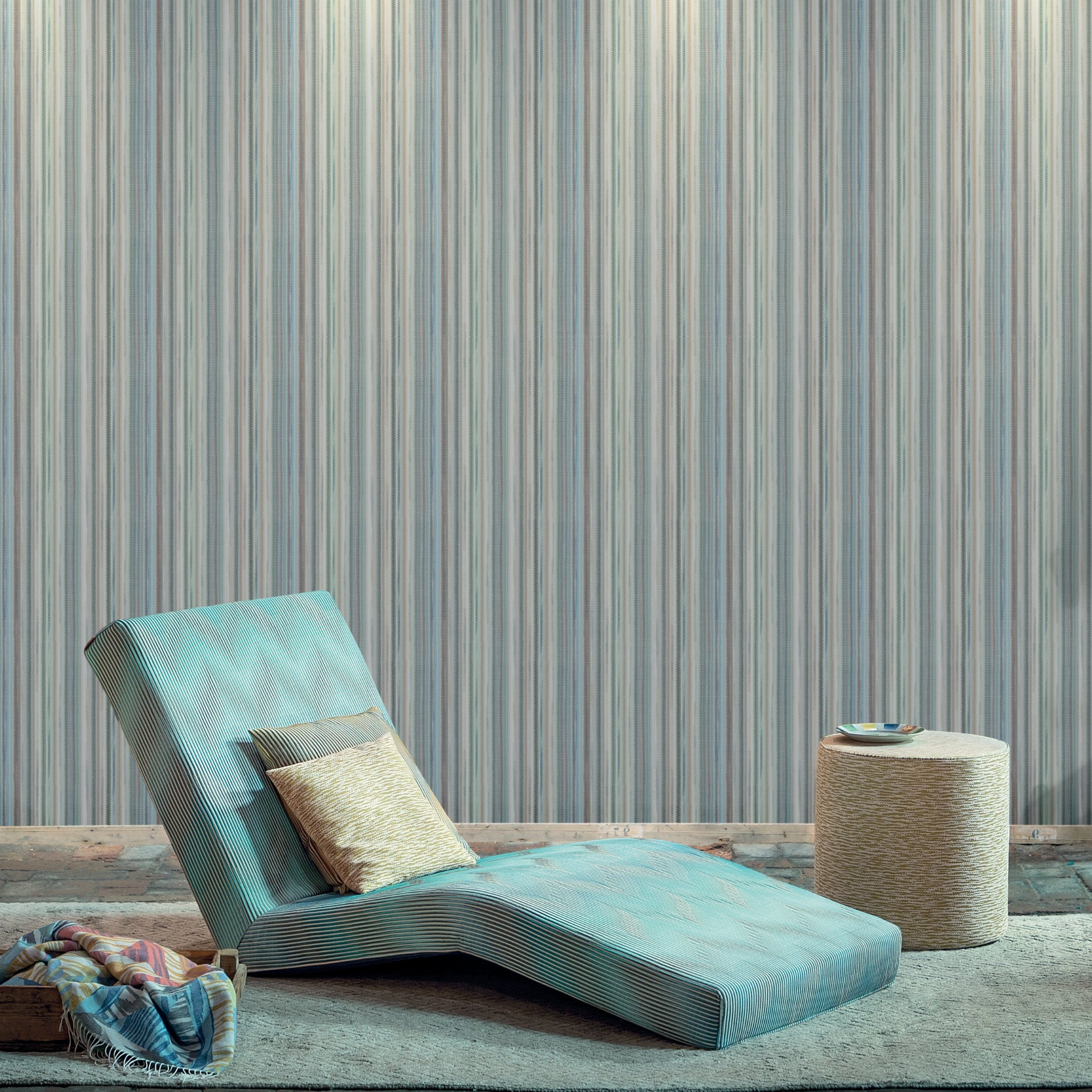 Striped Sunset Wallpaper by Missoni