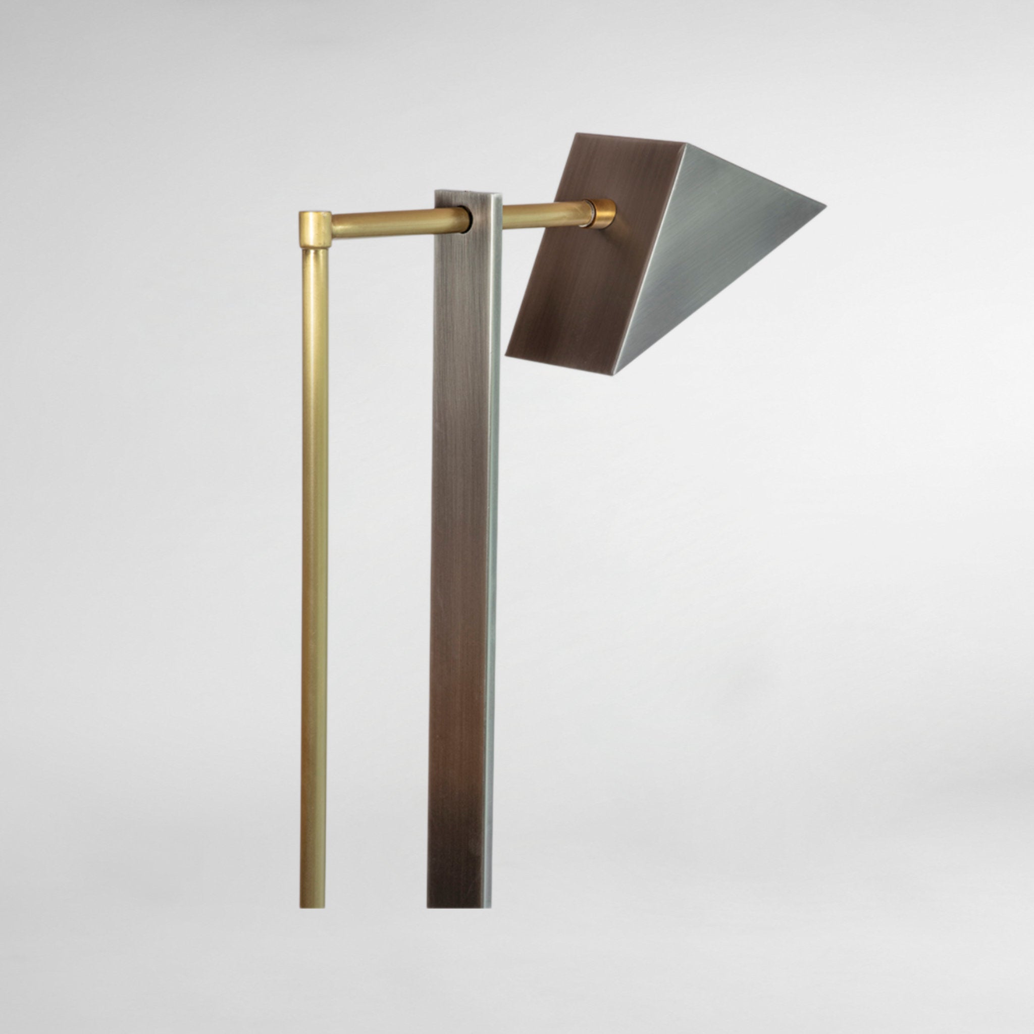 Marble and Wedge Luxury Designer Floor Lamp