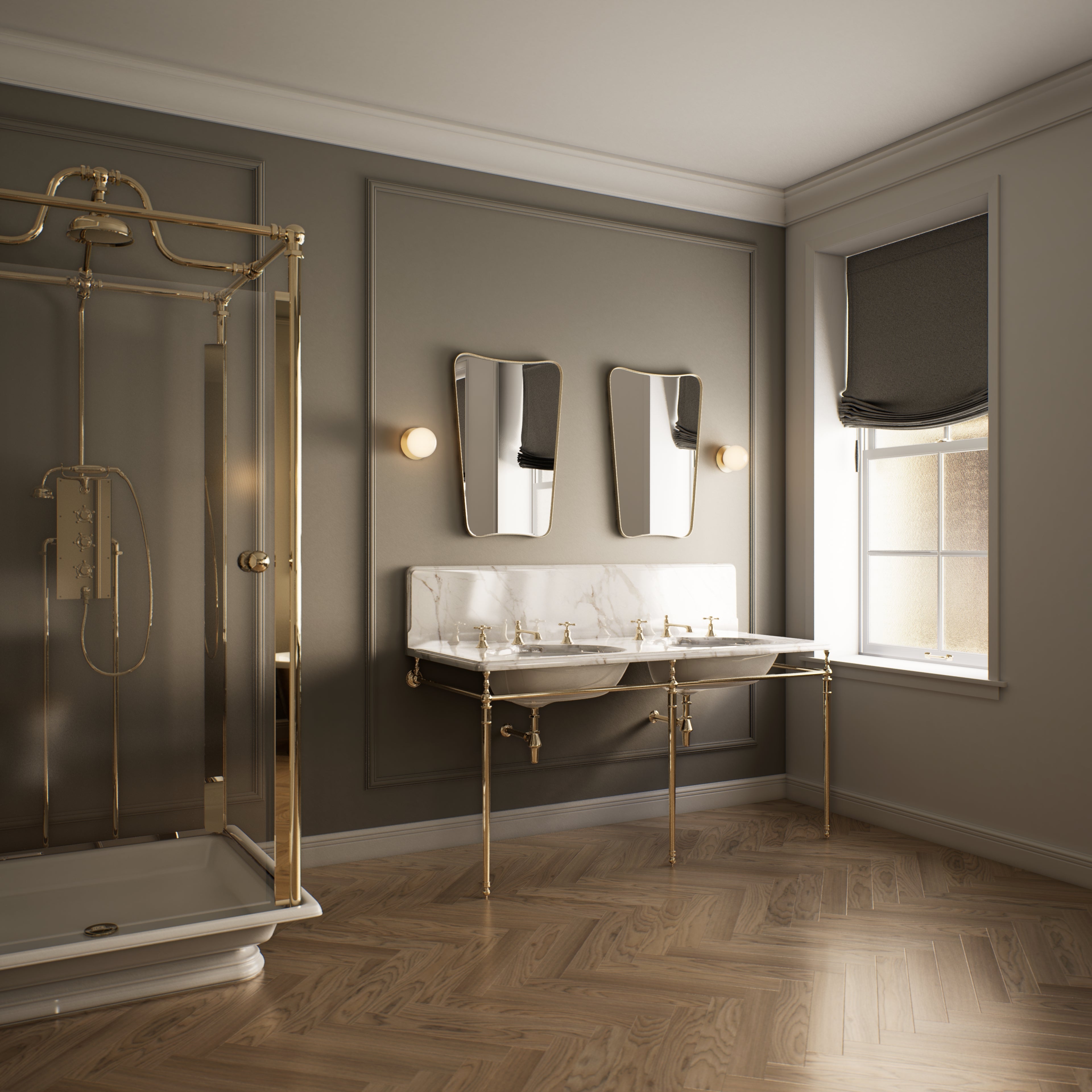 Mezzo Bathroom Luxury Designer  Wall Light - Small