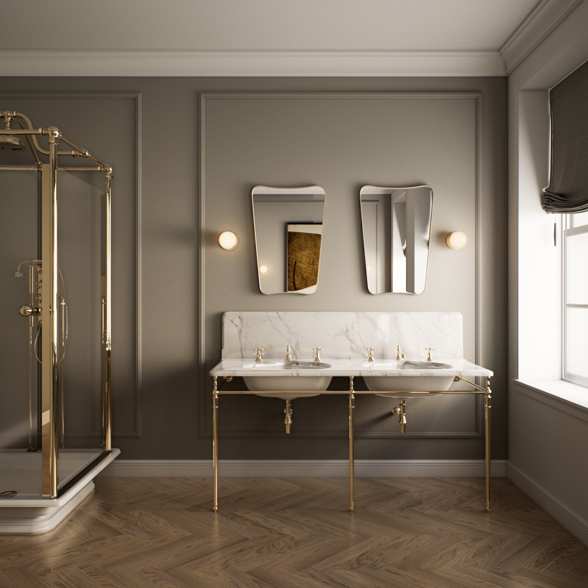 Mezzo Bathroom Luxury Designer  Wall Light - Small