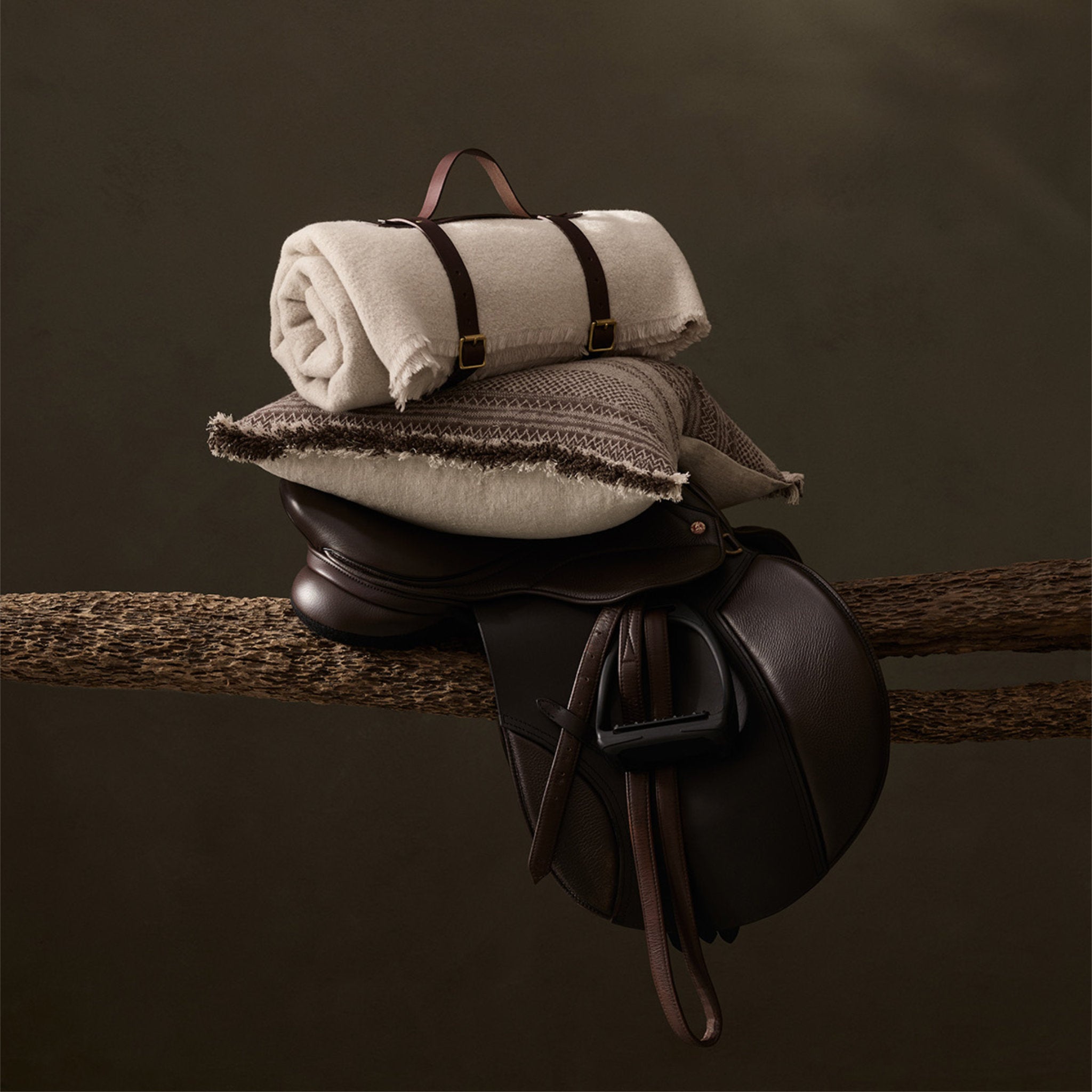 Nomad Merino Wool Luxury Throw - Cloud