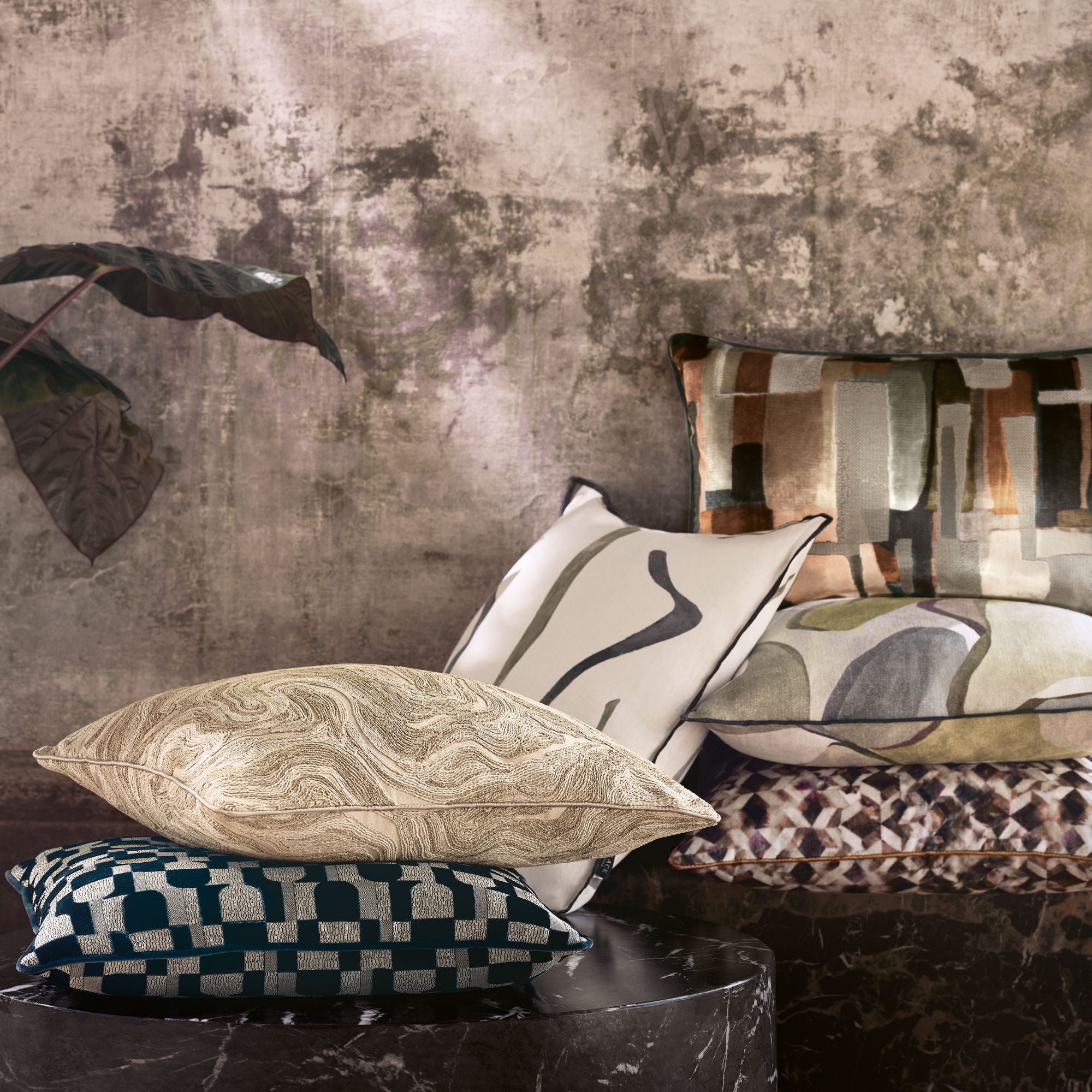 Ondeto 55cm Cushion Sand - Peter Staunton Design Studio