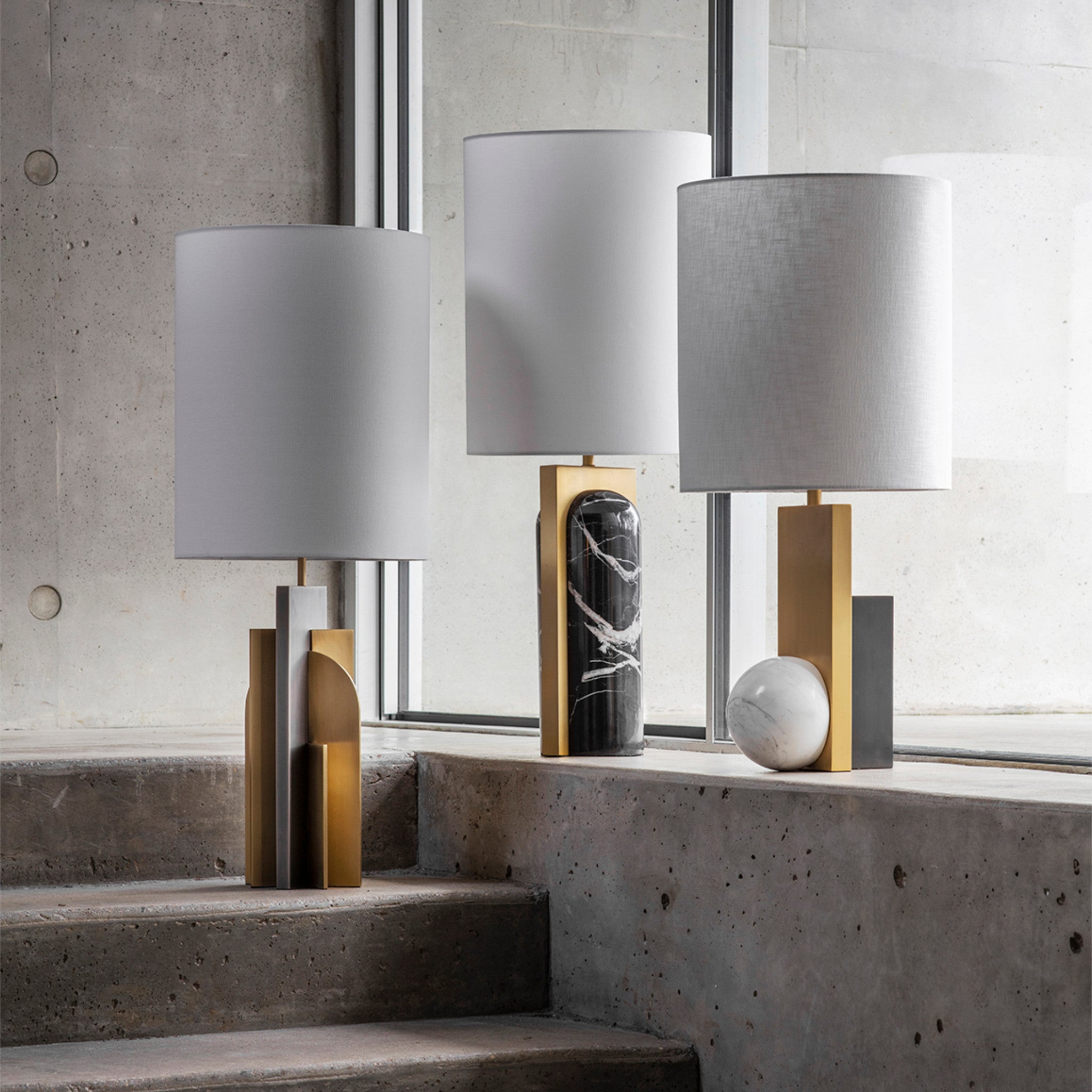 Triadic Luxury Designer Table Lamp