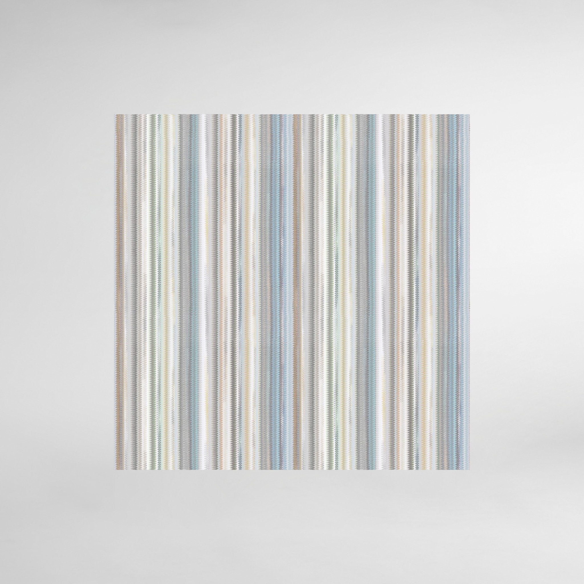 Luxury Designer Striped Sunset Wallpaper by Missoni