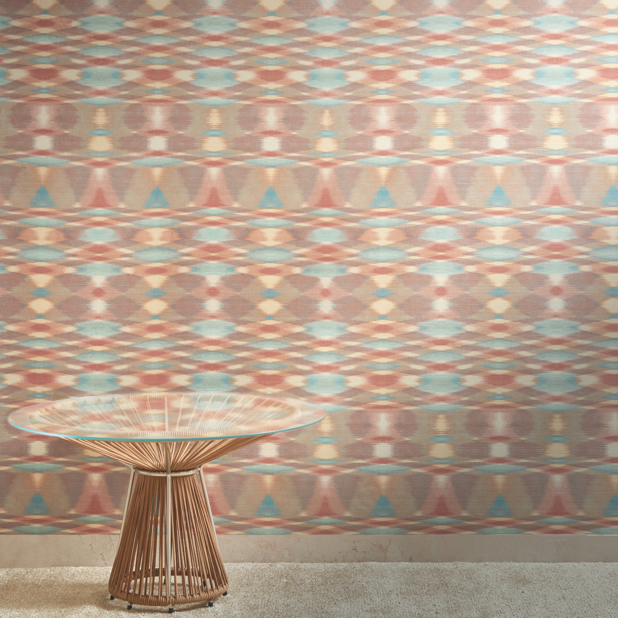 Sunrise Flame Luxury Designer Wallpaper by Missoni