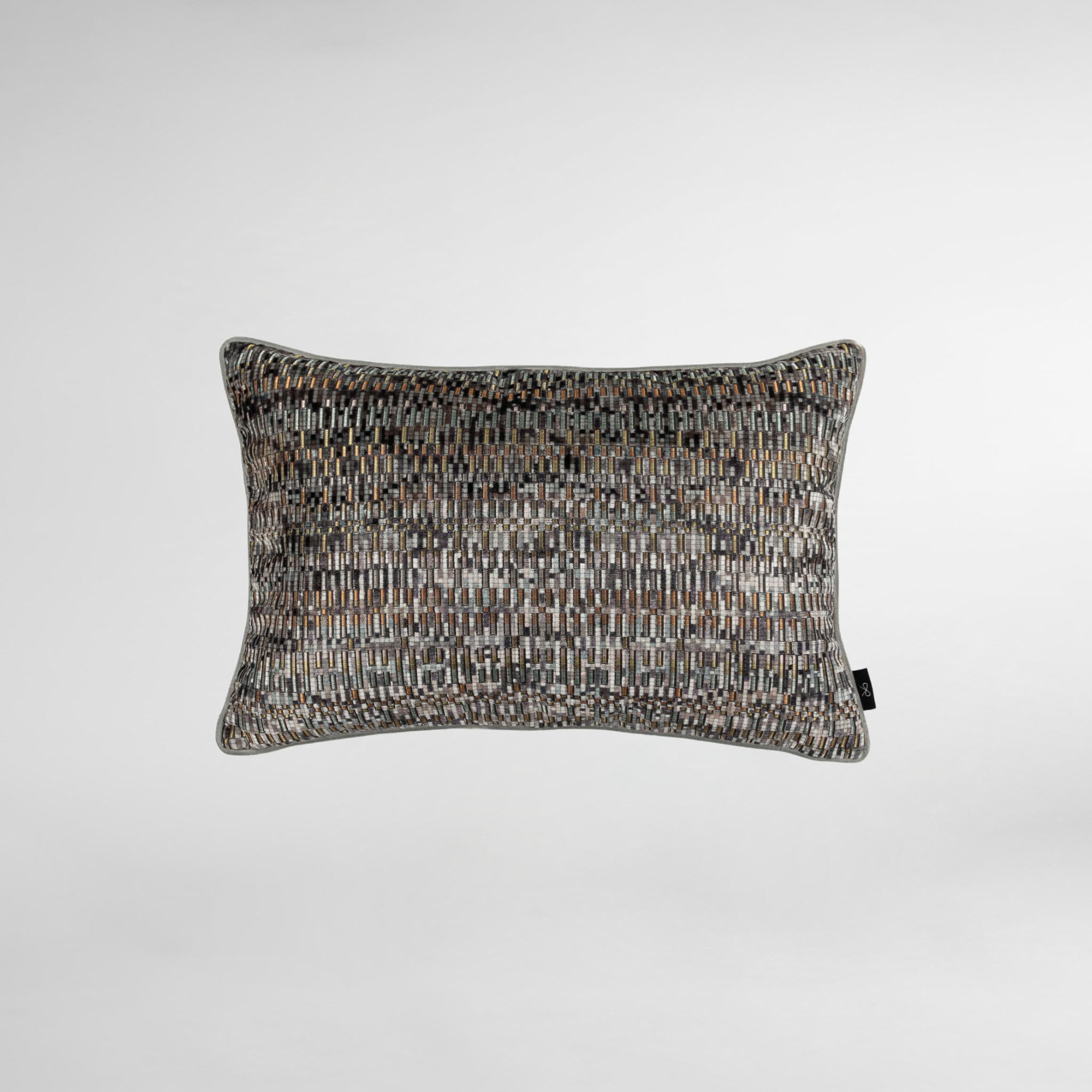 Tiano Gunmetal Luxury Designer Cushion