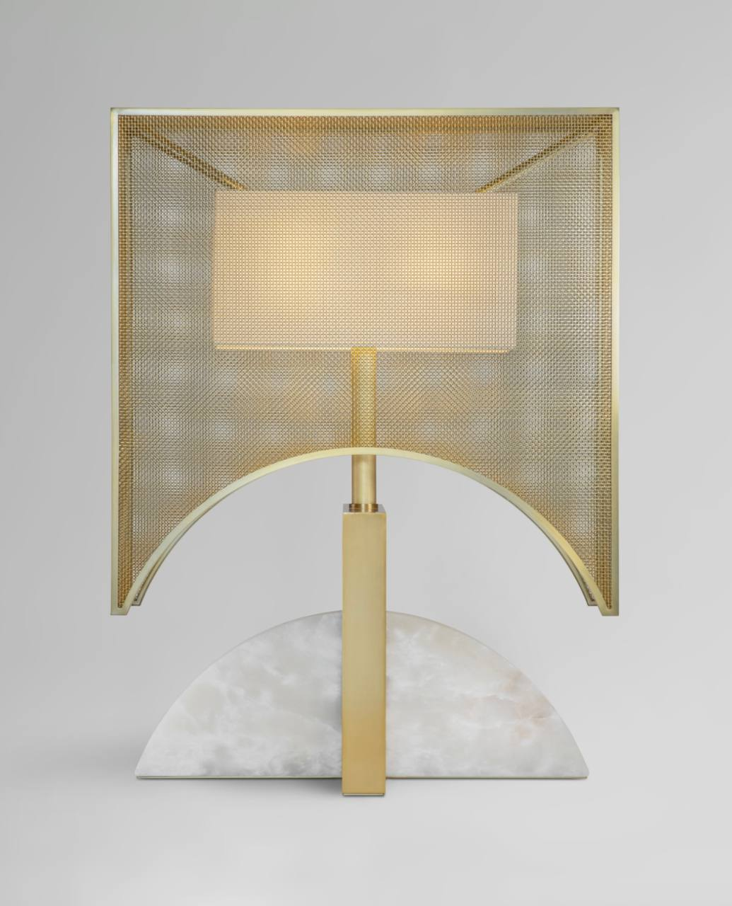 CRESCENT IN SQUARE - TABLE LAMP - Peter Staunton Design Studio