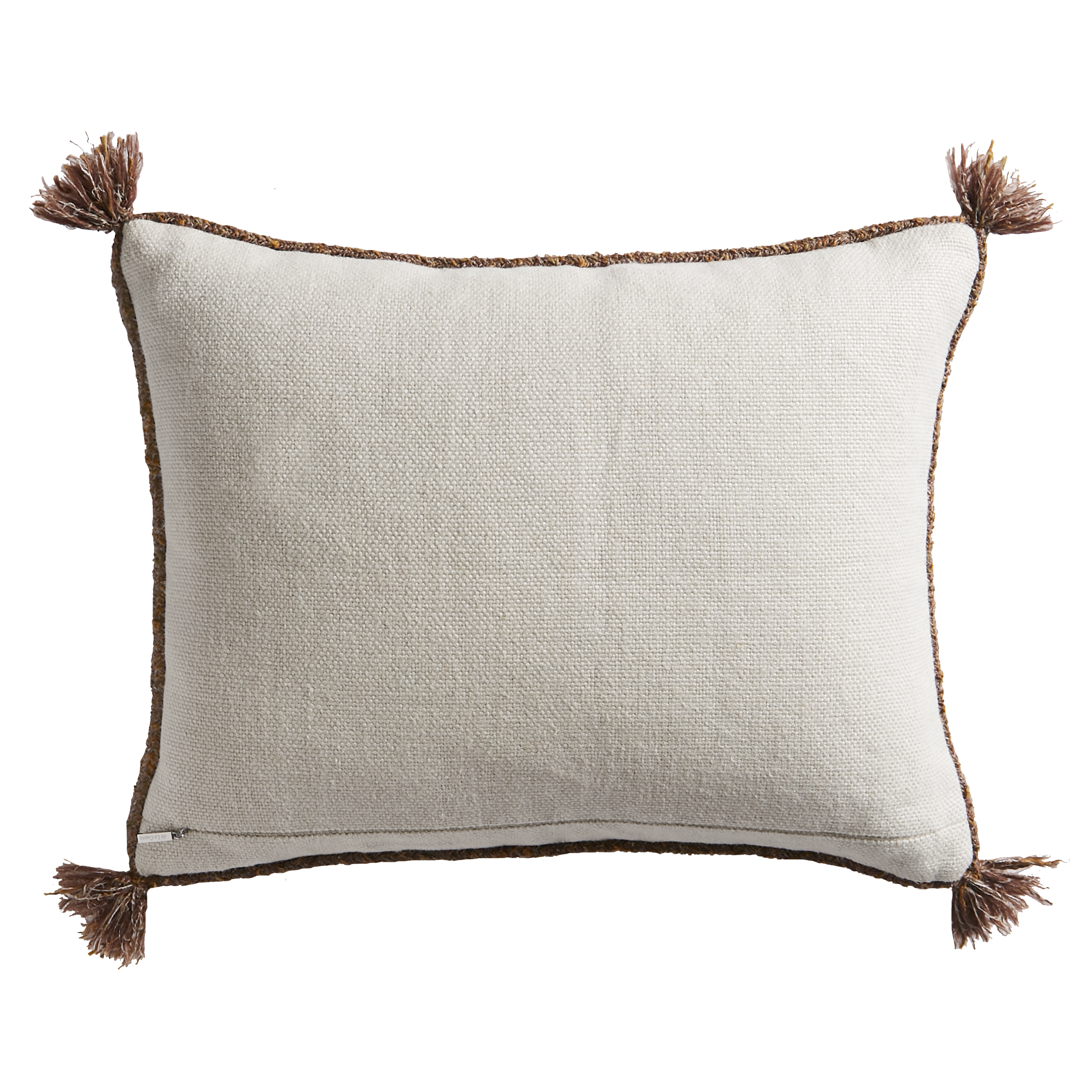 CAPE CUSHION WITH BRAIDED CORD TRIM - FROST - Peter Staunton Design Studio