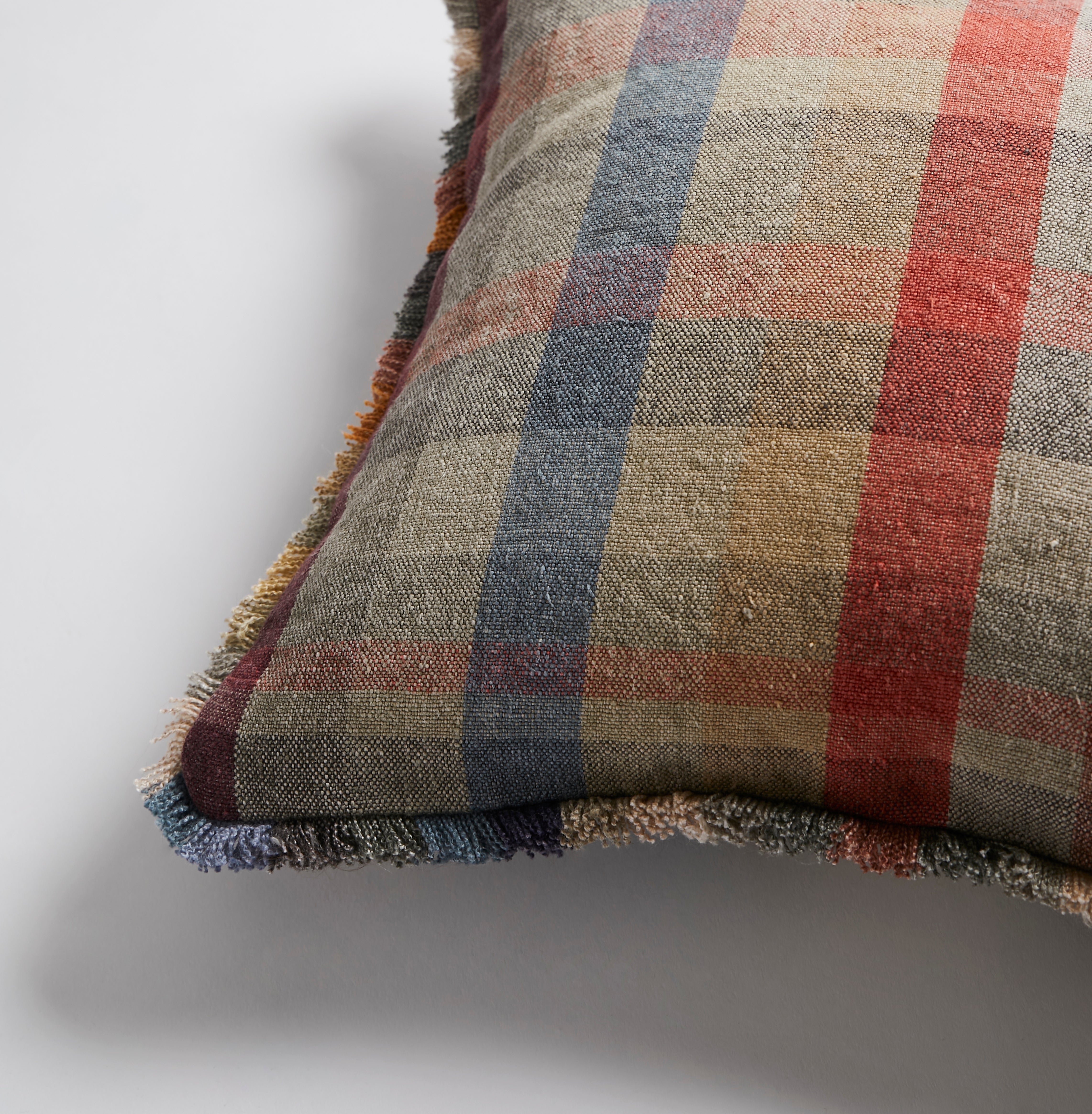 RAGAMUFFIN CUSHION WITH FRINGE - Peter Staunton Design Studio