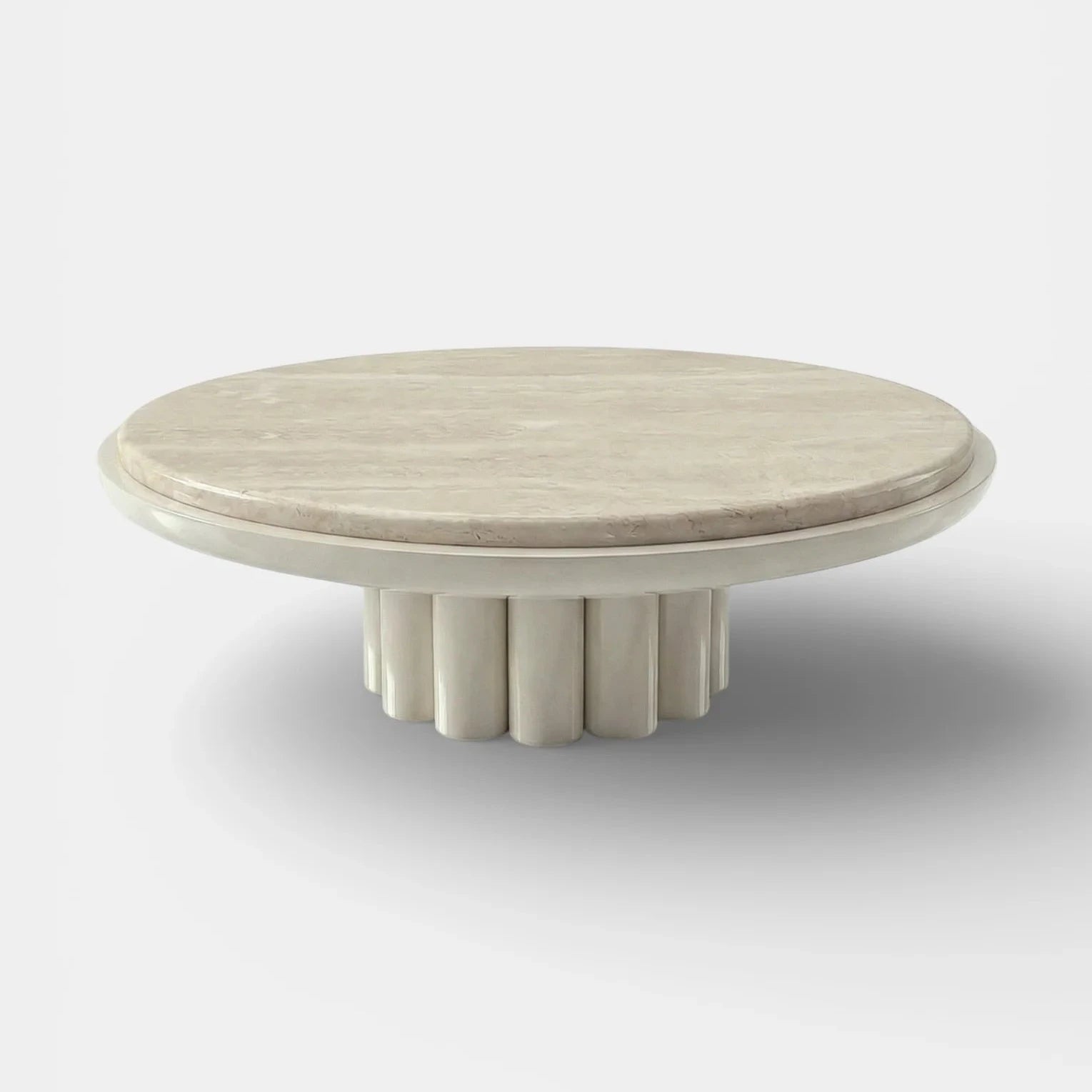 Edoni Off-White And Travertine