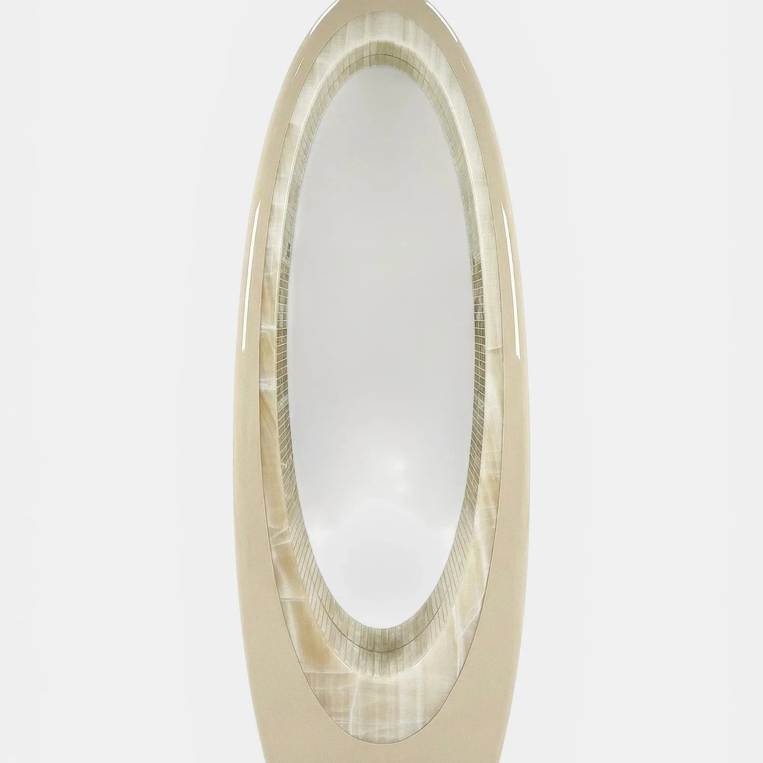 Harch Off-White And Vanilla Onyx Mirror