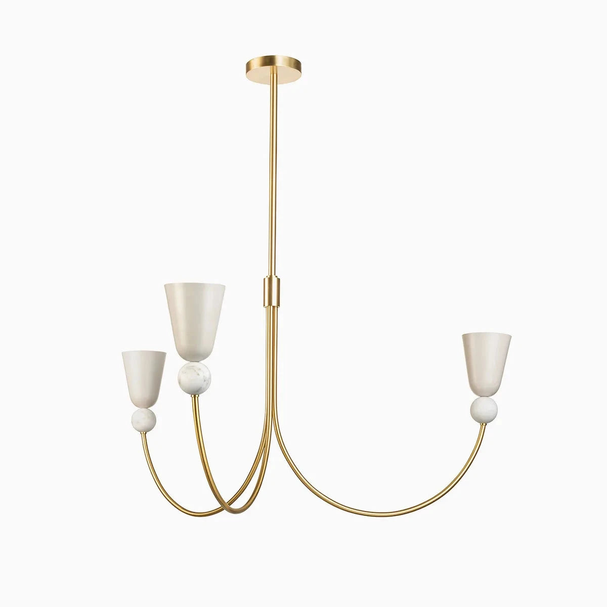 Grayson 3 Arm Chandelier - Peter Staunton Design Studio