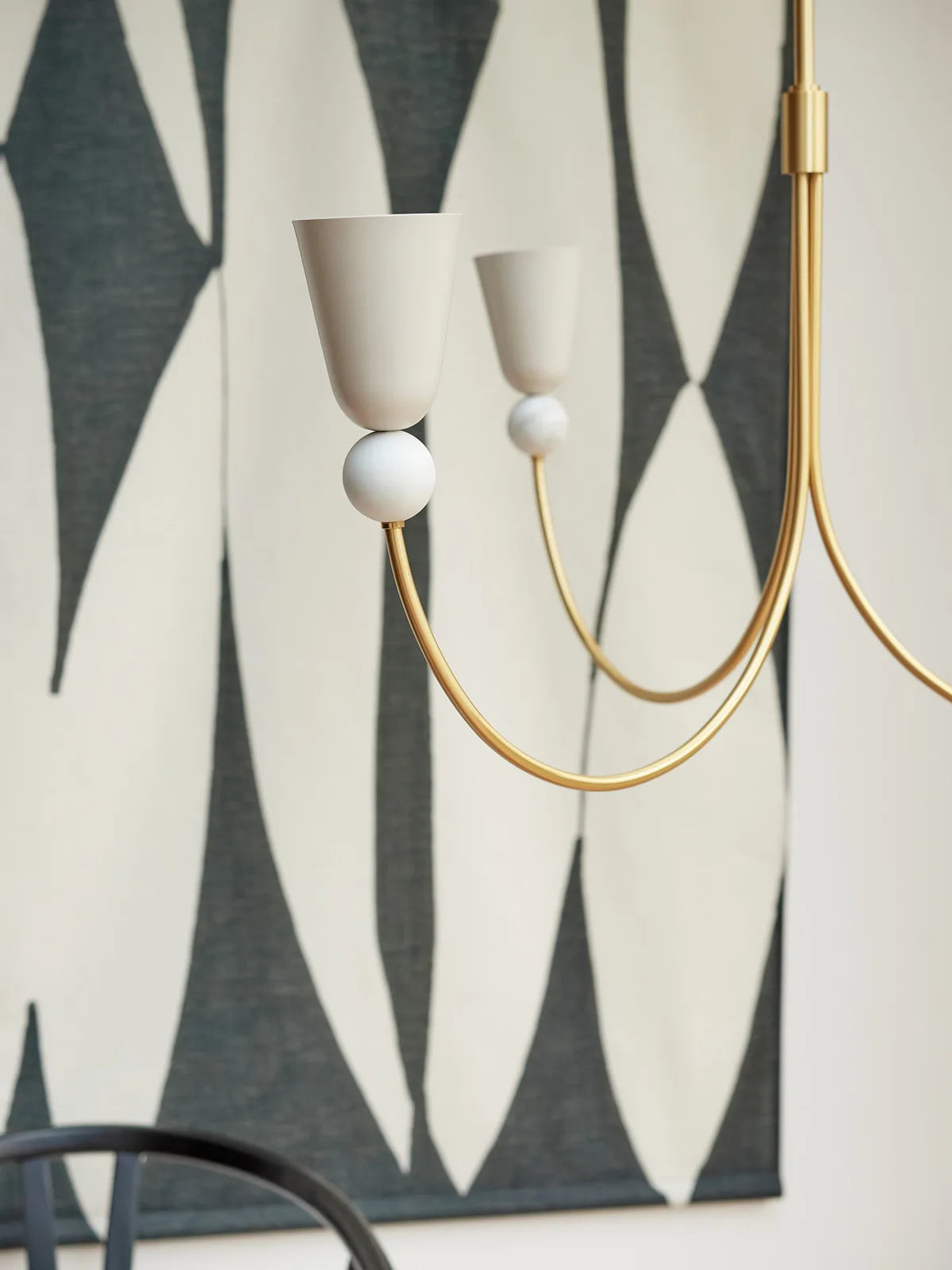 Grayson 3 Arm Chandelier - Peter Staunton Design Studio