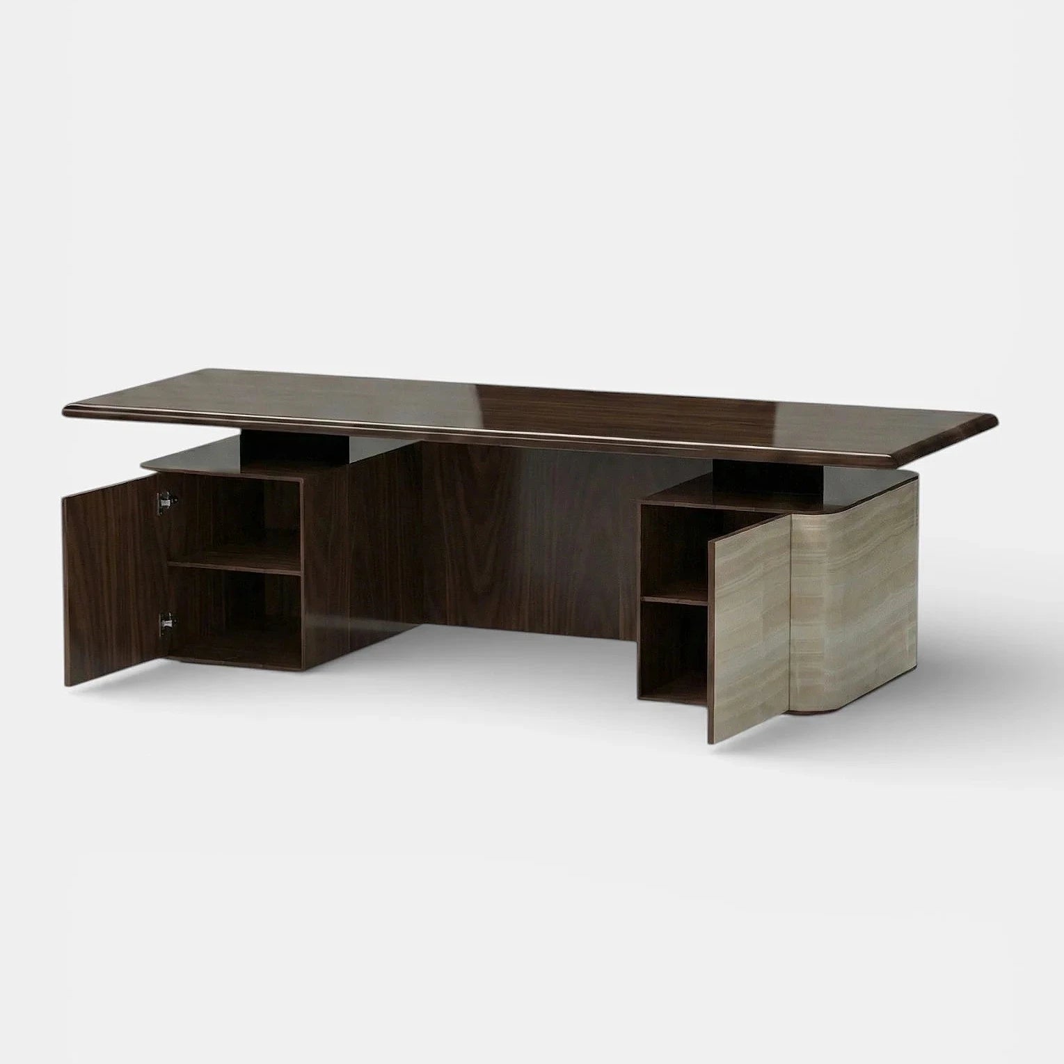 Holly Ivory Onyx And Wood Desk