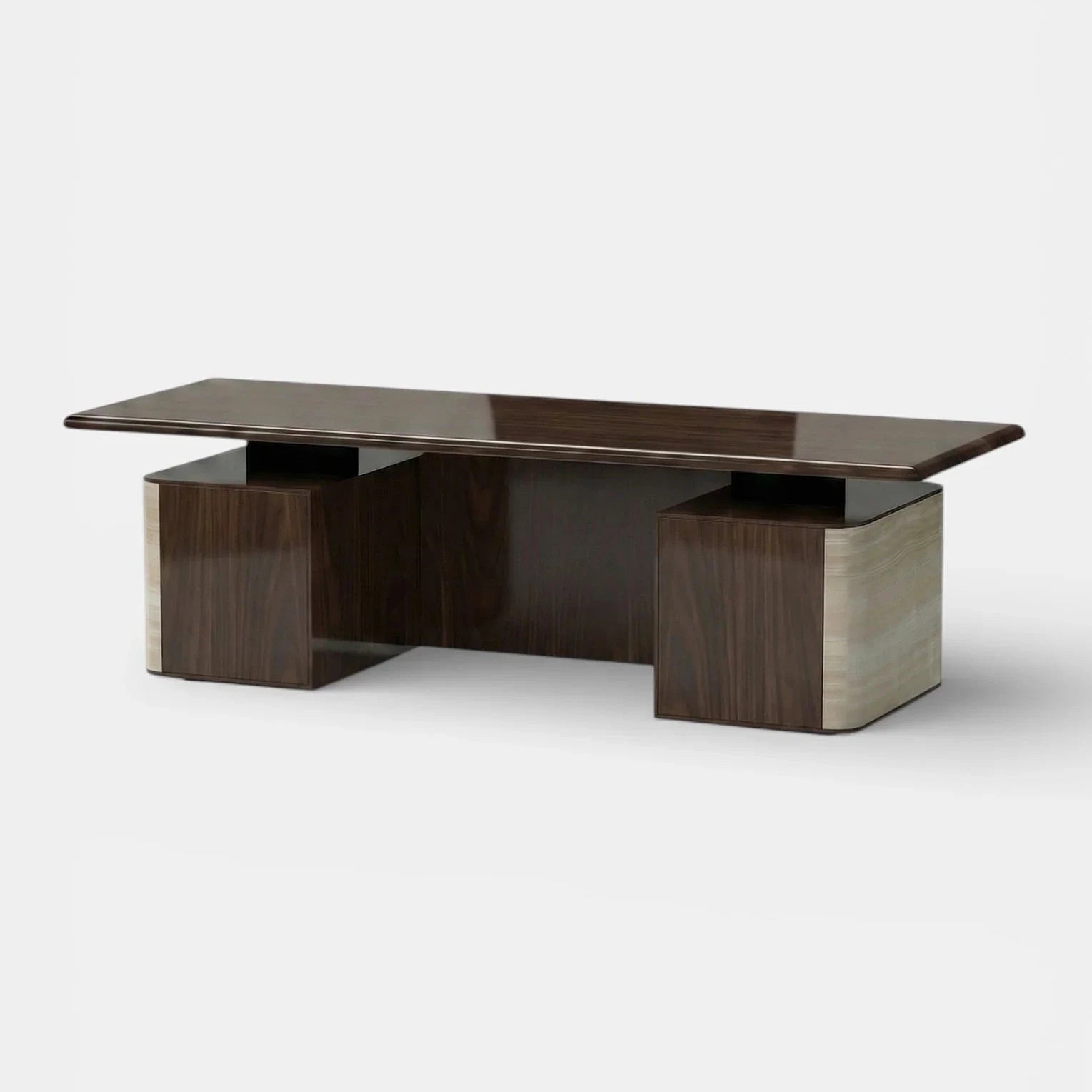 Holly Ivory Onyx And Wood Desk