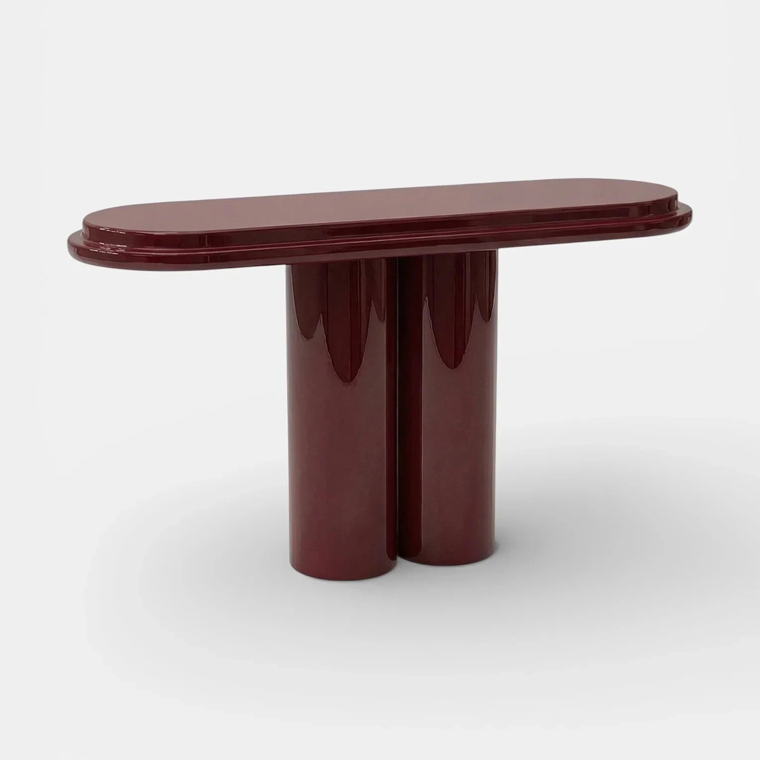 Ida Bordeaux Lacquered Console