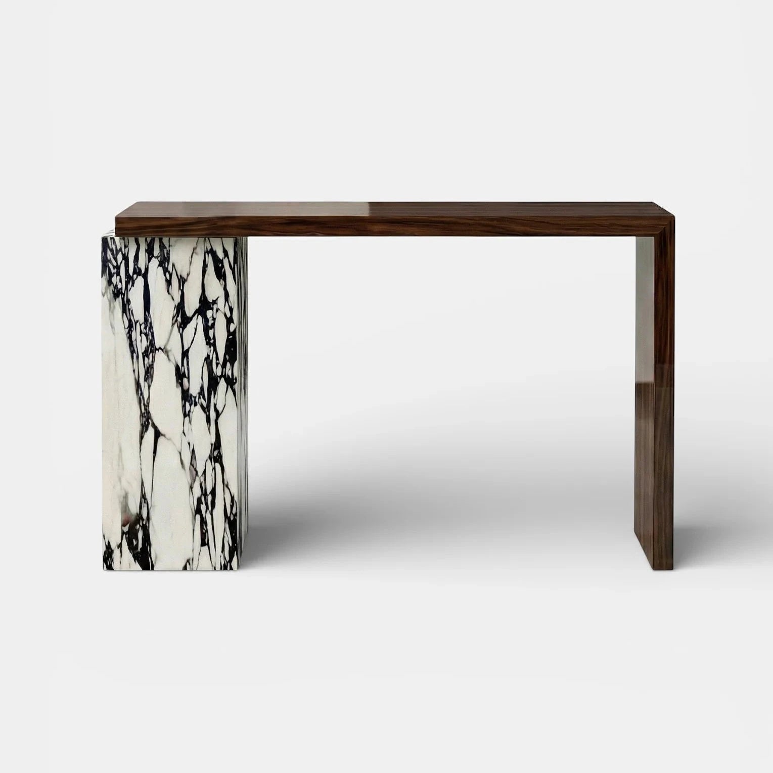 Jill Wood And Calacatta Viola Console