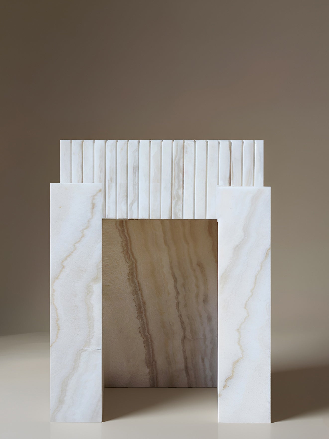 GINA IVORY ONYX STOOL