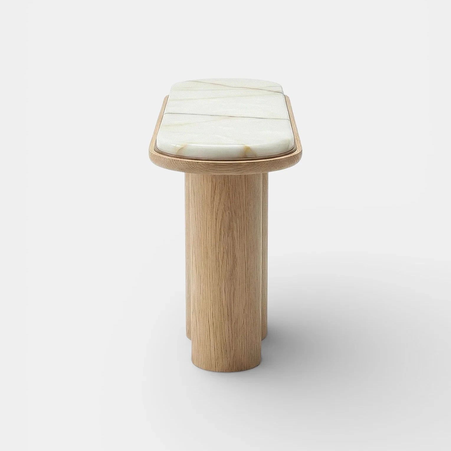 Ida Oak And Onyx Console