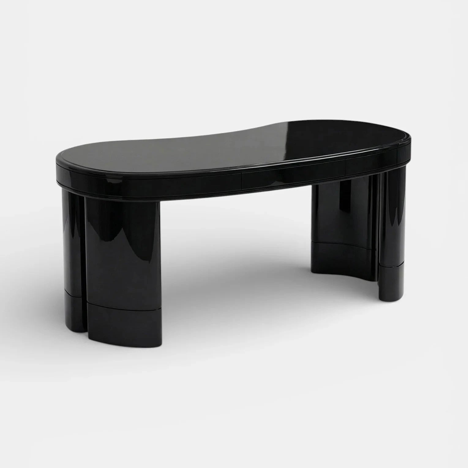 Nicola Black Lacquered Desk