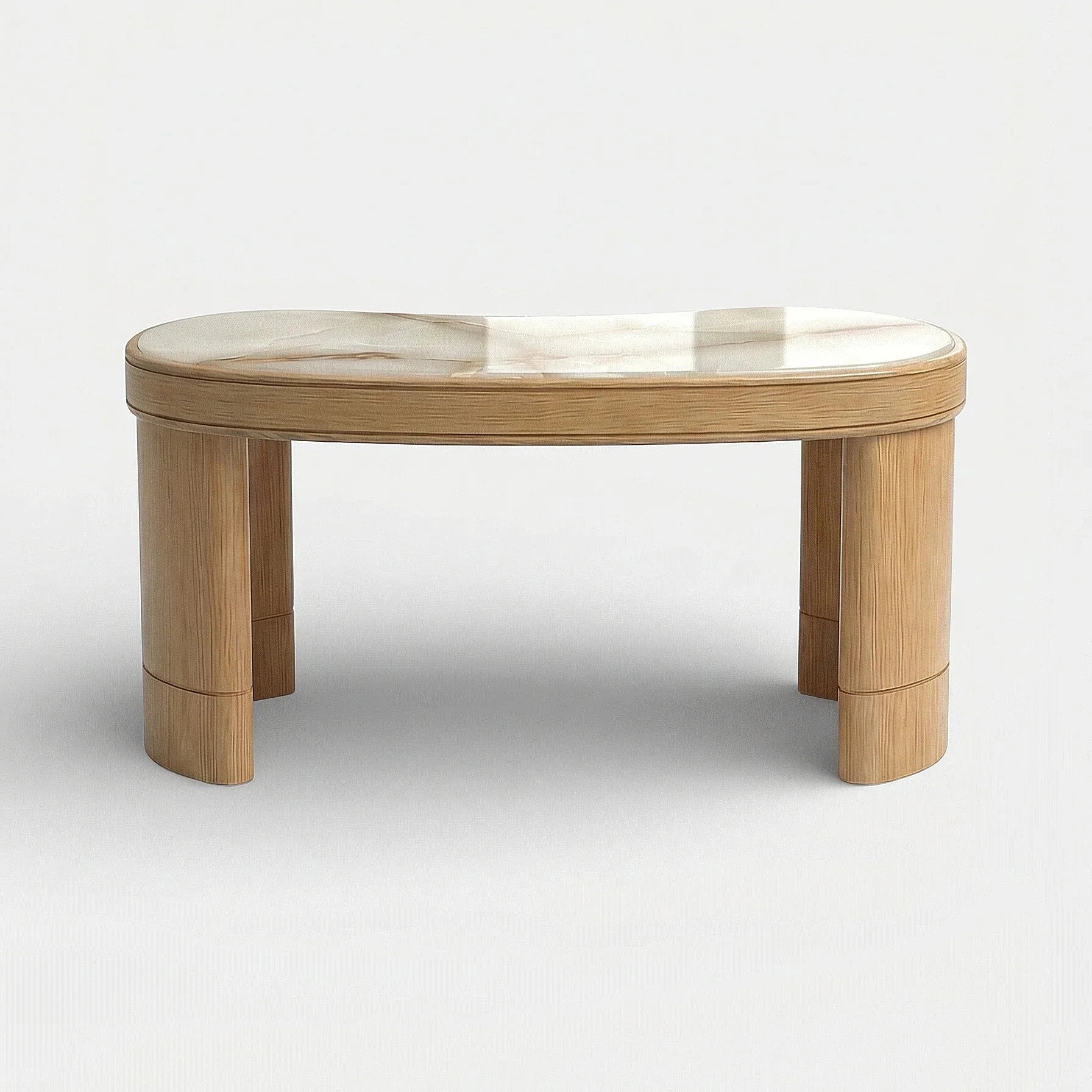 Nicola Oak And Shell Onyx Desk