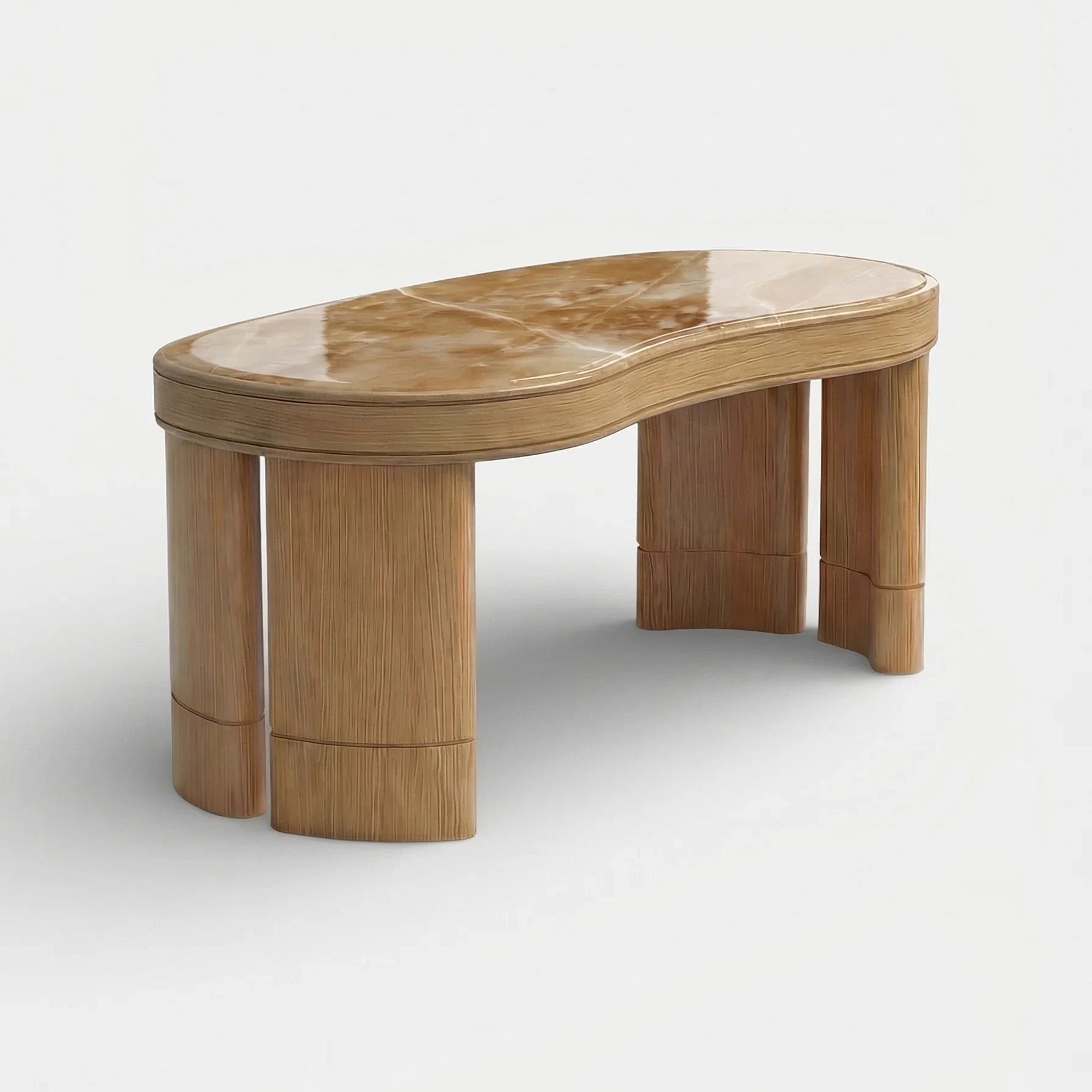 Nicola Oak And Honey Onyx Desk