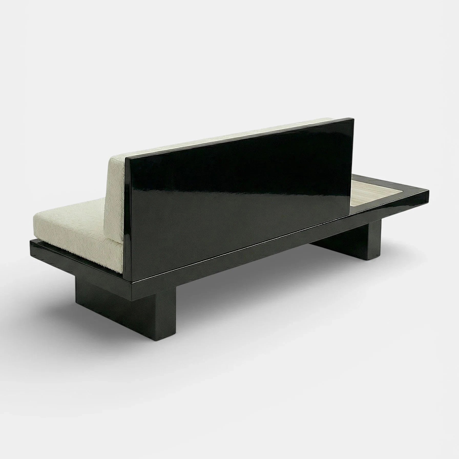 Phoebe Black And Ivory Onyx Bench