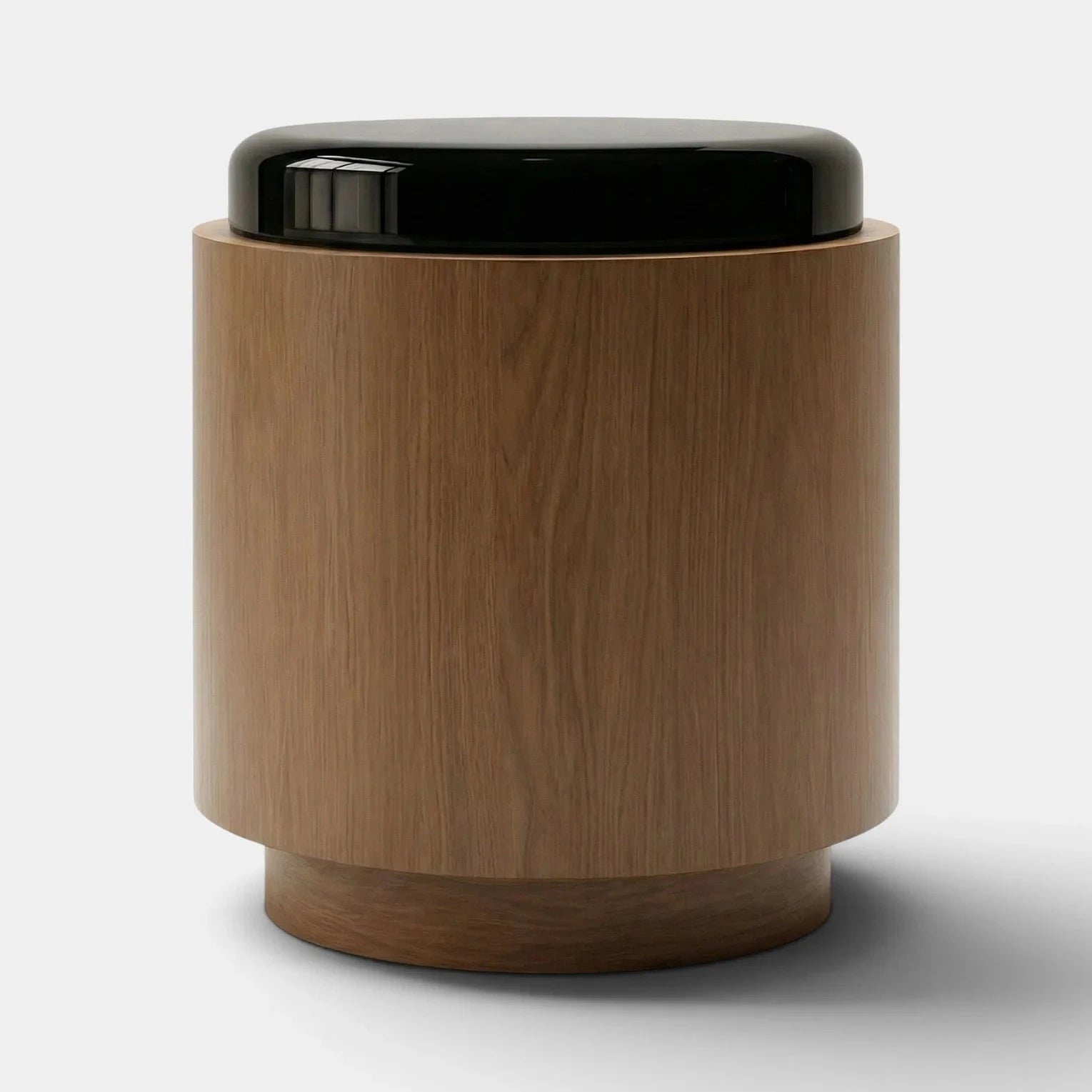 Pompon Oak Off-White And Black